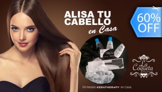 Kit de Productos Keratherapy para Alisar Tu Cabello en Casa