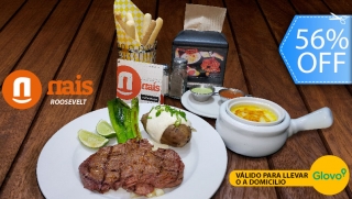 ¡A Domicilio! 2 Platos de Lomito o Puyazo Asado Don Torcuato + Guarniciones y Bebidas