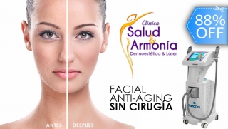 2 Sesiones de Tratamiento Antiaging para Rostro o Cuello: PRP, Radiofrecuencias y Más.