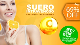 [Imagen:Suero Intravenoso de Vitamina C + Consulta Médica + 2 Terapias Detox]