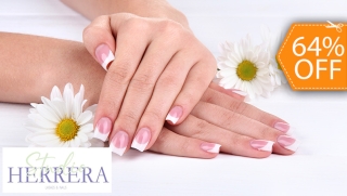 [Imagen:Set Acrílico de Uñas French, Naturales o Cover de Color]
