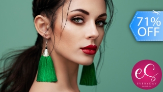 [Imagen:Maquillaje Profesional, Peinado Semi-Recogido u Ondas, Esmalte en Manos, Manicure y Más]