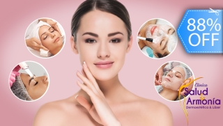 [Imagen:2 Sesiones de Tratamiento Antiaging para Rostro con PRP, Peeling, Colágeno y Más.]