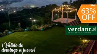 [Image: ¡Válido de Domingo a Jueves! 1 Noche para 2 Personas + 2 Desayunos en Verdant Hotelm]