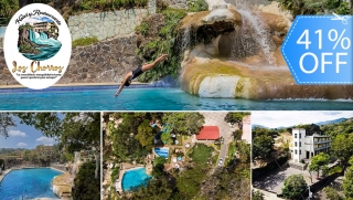 [Image: ¡Estadía de 2 Noches en Balneario Natural! Cascada, Piscinas, Desayunos y Más.m]