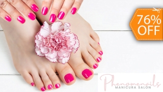 [Image: Manicure y Pedicure Spa con Esmaltado Permanentem]