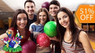 [Image: Galaxy Bowling: 1 Hora de Boliche para 5 Personas + Zapatosm]