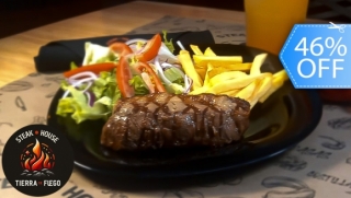 [Image: 2 Platos de 8 Oz de Puyazo o Lomito +  Acompañamientos a Elección + Bebidasm]