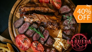 [Image: Parrillada para Compartir: Puyazo + Lomito de Aguja + Costillas + Butifarras y Másm]