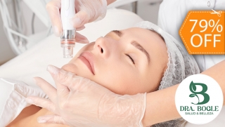 [Image: Microdermoabrasión +  Alta Frecuencia + Reparador Dérmico + Exfoliación y Másm]