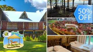 [Image: ¡Estadía Hasta Para 4 en El Caribe! Habitación Doble con A/C, Paya de Arena Blanca, Desayunos y Más.m]