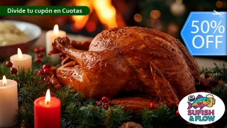 [Image: ¡Banquete Familiar Navideño! Pavo Horneado o Marinado de 14 Lb, 2 Lb de Puré de Papa, Salsa Gravy y Más.m]