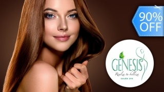 [Image: Cauterización Capilar de Keratina y Colágeno + Lavado Spa + Corte de Puntas y Másm]