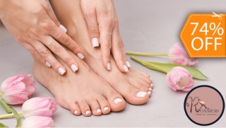 [Image: Manicure y Pedicure Spa con Esmaltado Permanentem]