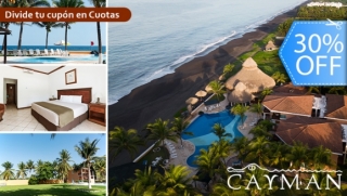 [Image: ¡Cayman Suites Monterrico! Estadía Para 2 Adultos y Hasta 2 Niños, Playa Privada, Piscinas, Desayunos y Más.m]