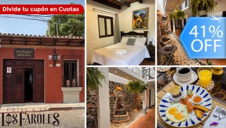 [Image: ¡Estadía en Antigua para 2! Habitación Doble, Desayunos y Más. ¡A pocos pasos del Parque y Arco!m]