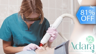 [Image: Sesión Láser en 10 Uñas para Eliminar Hongos + Pedicure Clínico + Reflexología Podal + Medicamento y Másm]