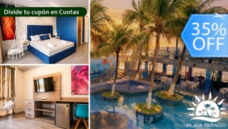 [Image: ¡Estadía de Lujo en Monterrico! Suite Deluxe, Desayunos, Almuerzos, Cenas, Playa, Jacuzzi, Piscinas y Más.m]