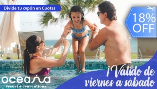 [Image: ¡Flash Sale! Oceana Resort: Estadía Familiar TODO INCLUIDO Viernes o Sábado (Cupos Limitados)m]