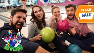 [Image: ¡Venta Flash del 30 de Junio al 7 de Julio! Galaxy Bowling: 1 Hora de Boliche para 5 Personas + Zapatosm]