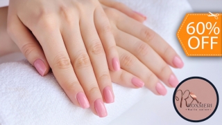 [Image: Alarga tus Uñas con la Técnica Soft Gel + Manicure Express + Aplicación de Esmalte + Brillo Permanentem]