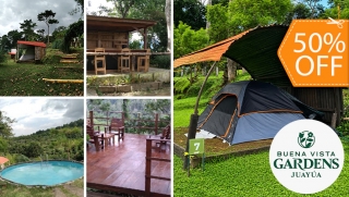 [Image: Camping para 2 + Ecoparque + 2 Desayunos + Fogata y Más ¡Solo 73 Disponibles!m]