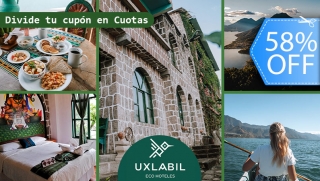 [Image: ¡Estadía de 2 Noches en Atitlán! Habitación Doble, 4 Desayunos, Kayaks, Tour de Abejas Mayas y Másm]