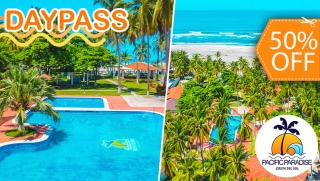 [Image: ¡Day Pass Hasta Para 6 Personas en Pacific Paradise, Costa del Sol! Playa, Piscinas, Glorietas y Másm]