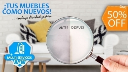 [Image: Limpieza, Desmanchado y Desodorización de Muebles de Sala o Comedorm]