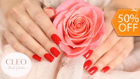 [Image: Técnica Soft Gel + Manicure Express + Esmaltado Permanente DND + Brillo Permanentem]