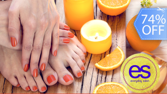 [Image: ¡Paga Q85 en Lugar de Q325 por Manicure y Pedicure Spa Orgánico de Rosas o Naranja Cítrica + Aplicación de Gelish en Manos + Esmaltado en Pies!m]