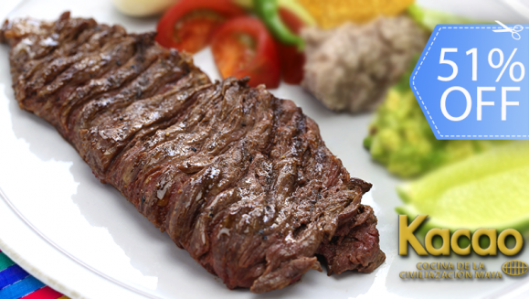 [Image: ¡Paga Q179 en lugar de Q364 por 2 Platos de Exquisita Arrachera (Entraña) o Lomito (8 Oz. c/u) + Guarniciones + 2 Bebidas a Elección!m]