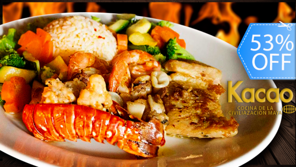 [Image: ¡Paga Q199 en lugar de Q424 por Parrillada de Mariscos para 2 con: Colas de Langosta, Calamar, Camarón y Róbalo + Guarniciones + 2 Bebidas a Elección!m]