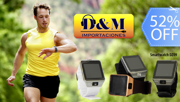 [Image: ¡Paga Q169 en lugar de Q350 por Smartwatch DZ09 con Entrada MicroSD y Tarjeta SIM con Accceso a Llamadas, Conexión Bluetooth, Cámara, Mensajes, Música, Descarga de APP’s y Más!m]