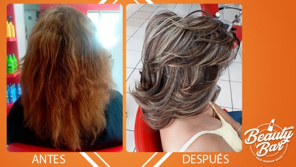 [Image: ¡Paga $18 en Lugar de $55 por Tinte Completo o Retoque de Color o Mechas Tradicionales o Mechas Balayage + Lavado + Tratamiento Reconstructor + Tratamiento Sellador del Color + Corte de Puntas + Secado, Planchado u Ondas!m]