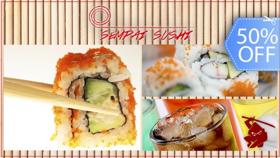[Image: ¡Paga Q85 en lugar de Q170 por All You Can Eat de Sushi + Bebida con Refill!m]