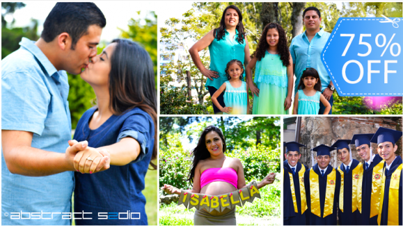 [Image: ¡Paga Q99 en lugar de Q400 por Sesión Fotográfica Profesional de 30 Minutos para 5 Personas en Estudio o al Aire Libre + 2 Fotografías Impresas + DVD con 25 Fotografías en Alta Resolución!m]