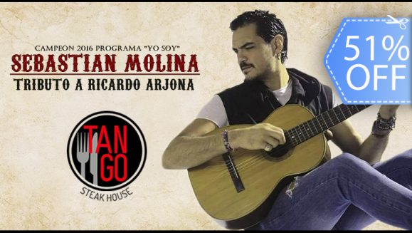 [Image: ¡Paga Q99 en lugar de Q200 por Tributo a Ricardo Arjona con Show del Mejor Imitador: Sebastián Molina + Meet&amp;Greet!m]