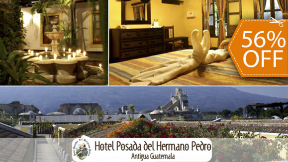 [Image: ¡Paga $39.97 en Vez de $90.91 por Estadía de 1 Noche para 2 Personas en Hotel Posada del Hermano Pedro, Antigua Guatemala!m]
