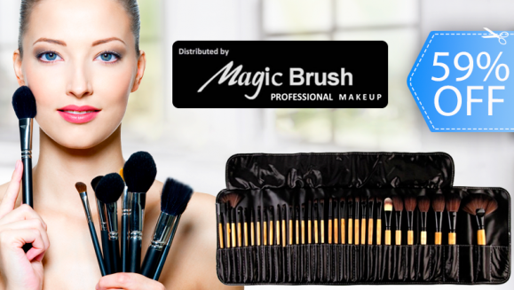[Image: ¡Paga Q249 en lugar de Q600 por Kit de 32 Brochas para Maquillaje de Magic Brush!m]