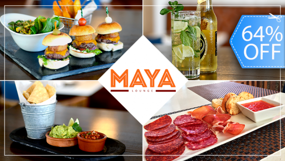 [Image: ¡Paga Q95 en lugar de Q262 por After Office para 2 con: Trío de Mini-Hamburguesas + Complemento a Elección: Plato de Tapas (Queso Manchego, Surtido Ibérico o Calamares) o Papas Fritas y Ensalada o Cubeta de Nachos con Guacamol y Salsa + 2 Bebidas!m]