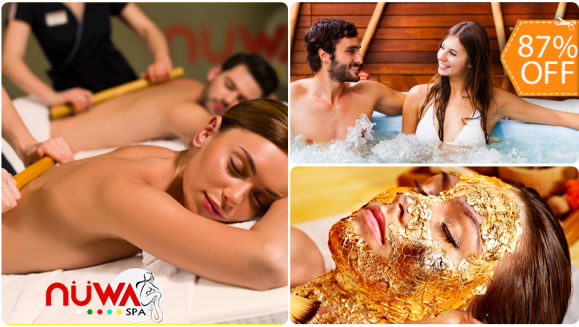 [Image: ¡Paga $25 en Lugar de $190 por 2 Limpiezas Faciales + 2 Exfoliaciones + 2 Hidrataciones + 2 Mascarillas de Oro, Caviar y Perlas + 2 Bambuterapias + 2 Jacuzzi + 2 Esencias Relajantes + 2 Baños de Aire Seco!m]