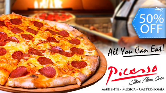 [Image: ¡Paga Q84 en lugar de Q168 por ALL YOU CAN EAT de Pizza Artesanal a Elección entre Margherita, Pepperoni, Jamón o Queso!m]