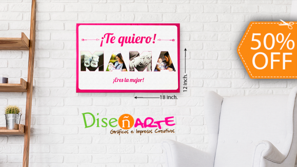 [Image: ¡Paga $7 en Lugar de $14 por Impresión de Collage de 4 Fotografías en Lona Mate Montada en Cuadro de Madera de 12x18 Pulgadas!m]