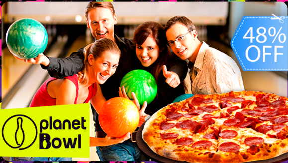 [Image: ¡Paga Q125 en vez de Q240 por 1 Hora de Boliche hasta para 5 Personas + Pizza Mediana de 12" a Elección!m]