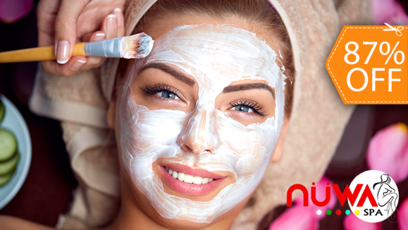 [Image: ¡Paga $19 en Lugar de $149 por 2 Limpiezas Faciales + 2 Exfoliaciones + 2 Aplicaciones de Suero + 2 Tonificaciones de Rostro + 2 Masajes Relajantes de Rostro + 2 Mascarillas de Cocoa + 2 Saunas Orientales + 2 Camillas de Jade!m]