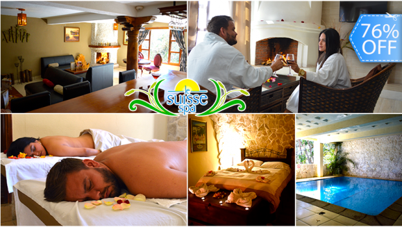 [Image: ¡Paga Q374 en vez de Q1,550 por Estadía para 2 Personas en Habitación con Chimenea + Día de Spa para 2 (Masajes Relajantes a Elección, Exfoliación, Mascarilla Facial, Té Relajante) + Uso de Instalaciones!m]