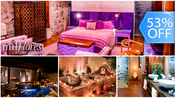[Image: ¡Paga Q1,855 en lugar de Q3,972 por Estadía 5 Estrellas para 2 en Suite Temática de Lujo en Antigua + Uso de Piscina y Jacuzzi + 2 Desayunos + Impuestos Incluidos y Parqueo!m]