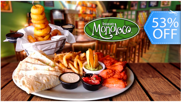 [Image: ¡Paga Q99 en lugar de Q210 por Sampler que Incluye: 1 Libra de Alitas + Papas Fritas + Aros de Cebolla + 1 Chicken Club Quesadilla!m]