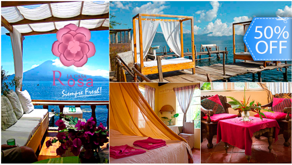 [Image: ¡Paga Q299 en lugar de Q600 por Inolvidable Estadía para 2 en Habitación Doble frente al Lago de Atitlán!m]